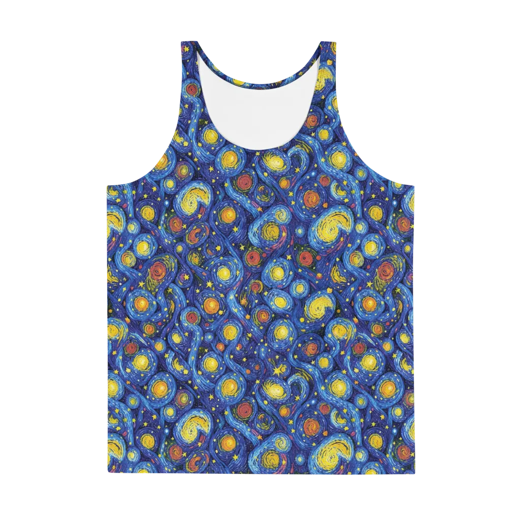 Cosmic Whirl on Men's Tank Top — Front