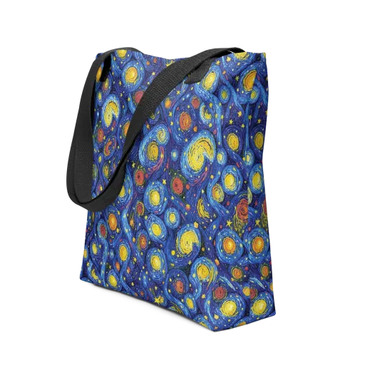 Cosmic Whirl on a Tote Bag