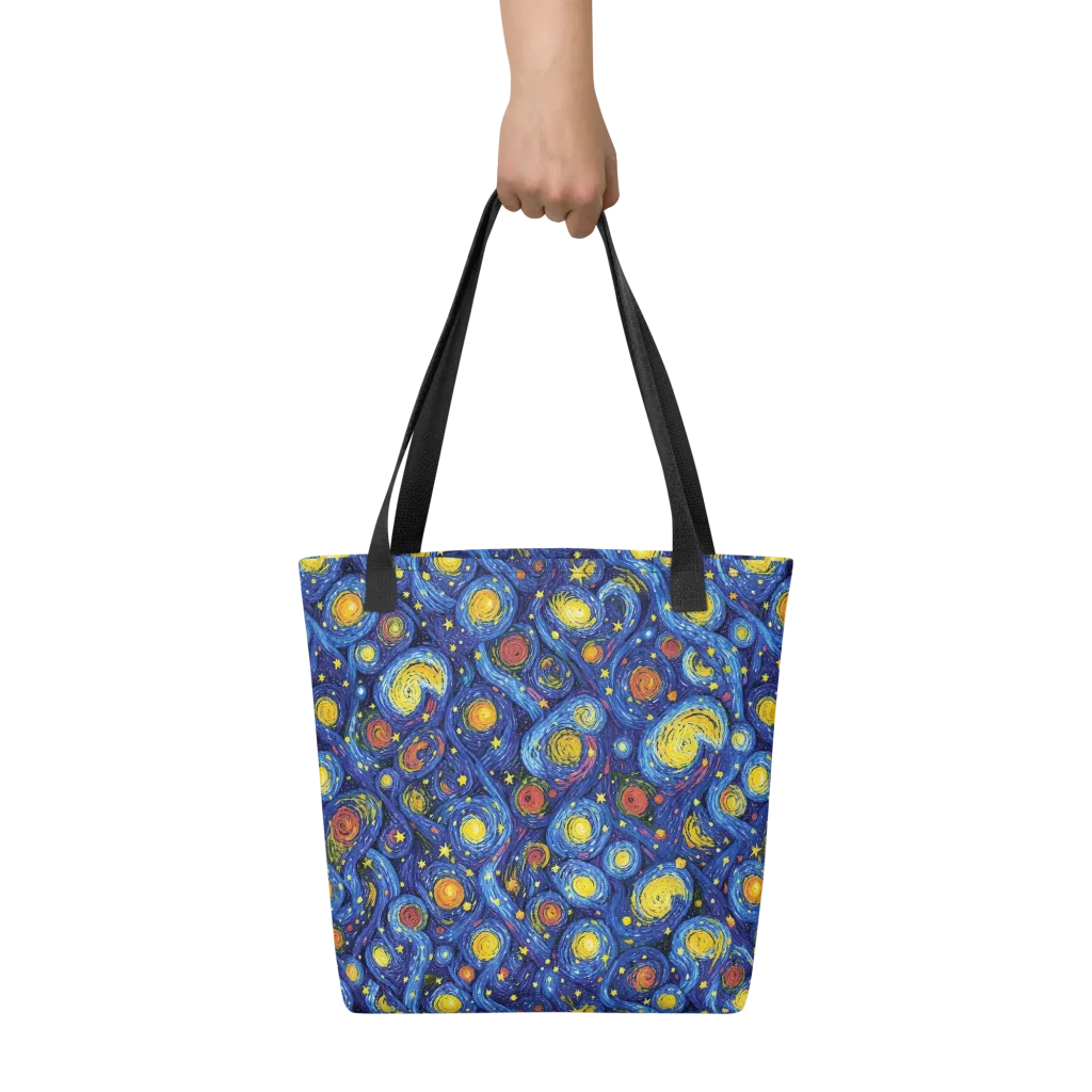 Cosmic Whirl on Tote Bag — Front