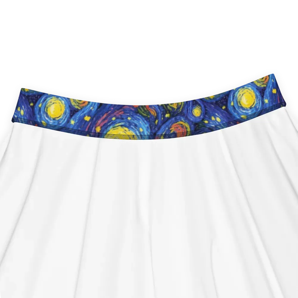 Cosmic Whirl on Skater Skirt — Product details