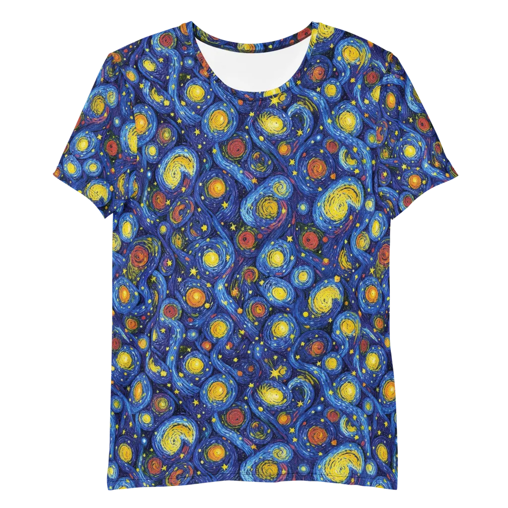 Cosmic Whirl on Men's Athletic T-Shirt — Front