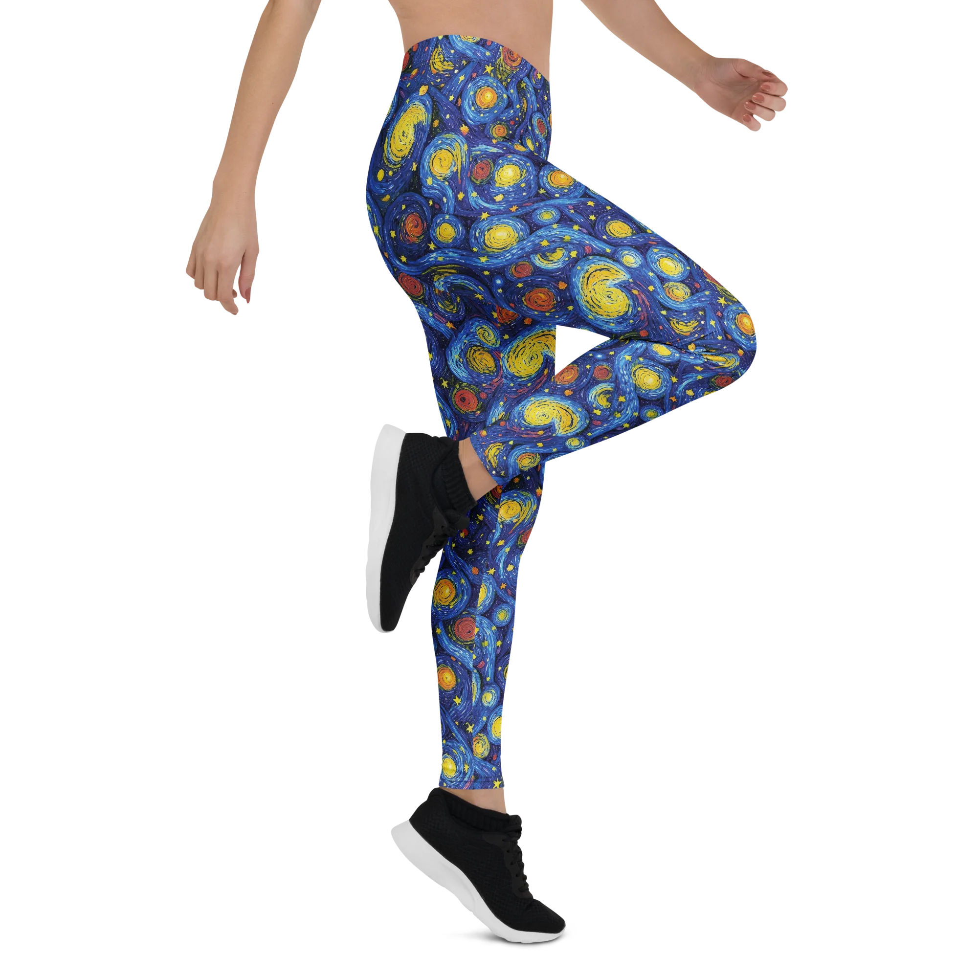 Cosmic Whirl on Leggings — Right