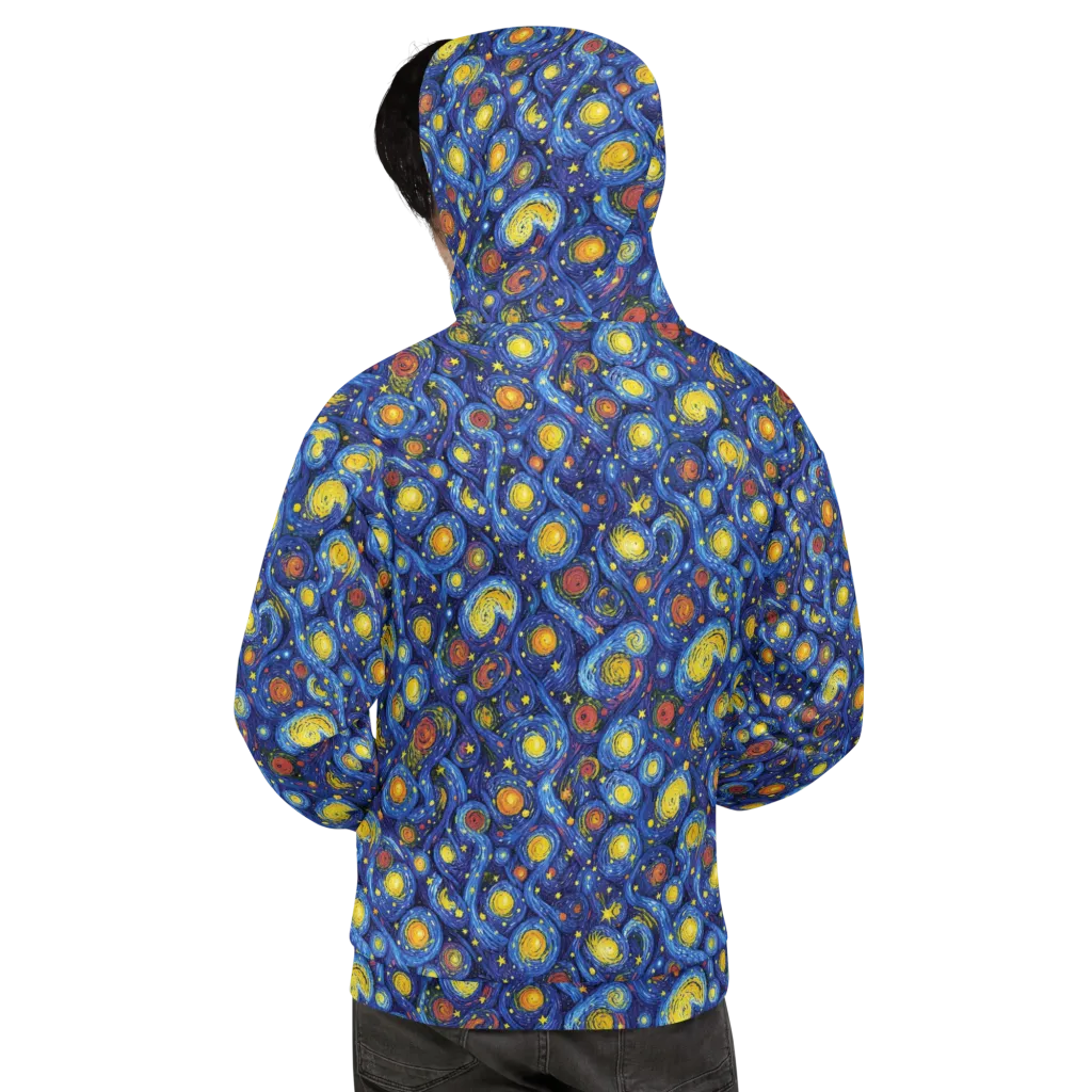 Cosmic Whirl on Hoodie — Back
