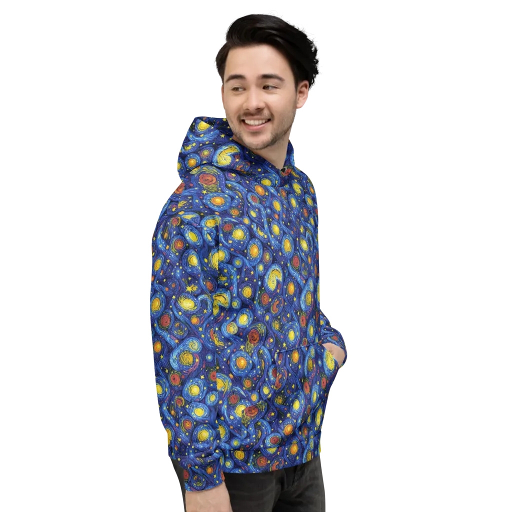 Cosmic Whirl on Hoodie — Right