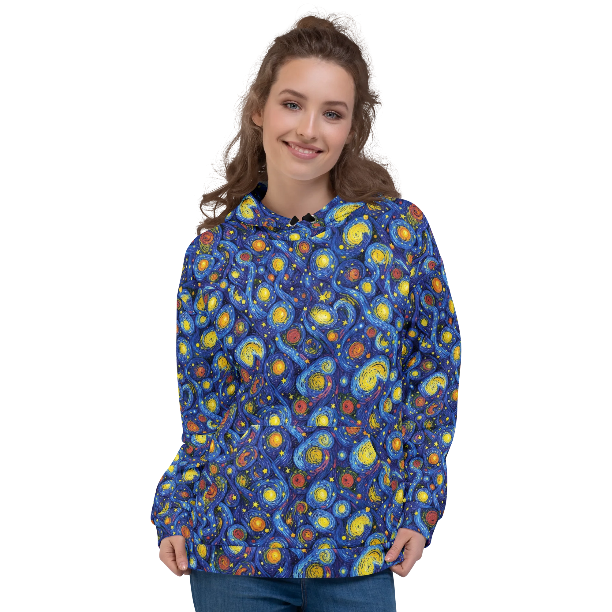 Cosmic Whirl on Hoodie — Front