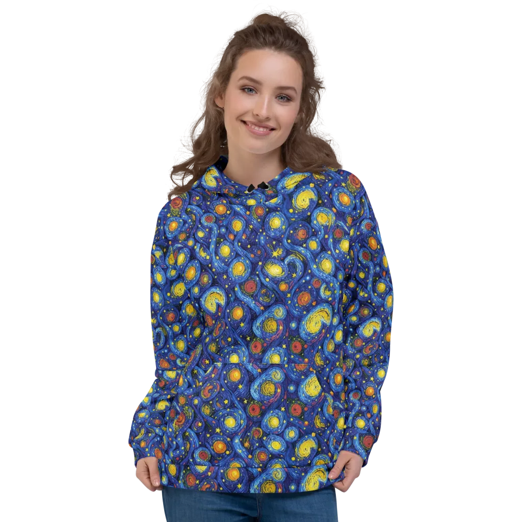 Cosmic Whirl on Hoodie — Front