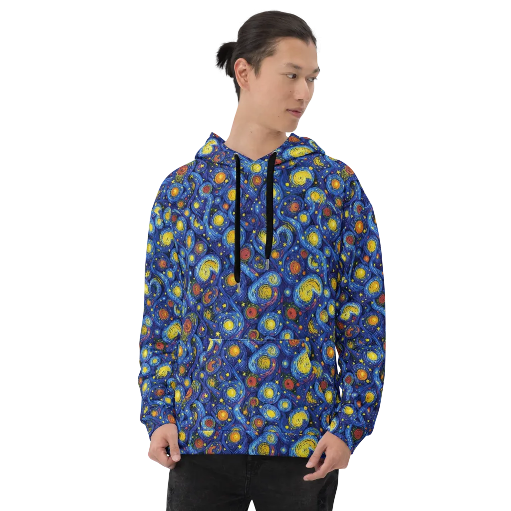 Cosmic Whirl on Hoodie — Front