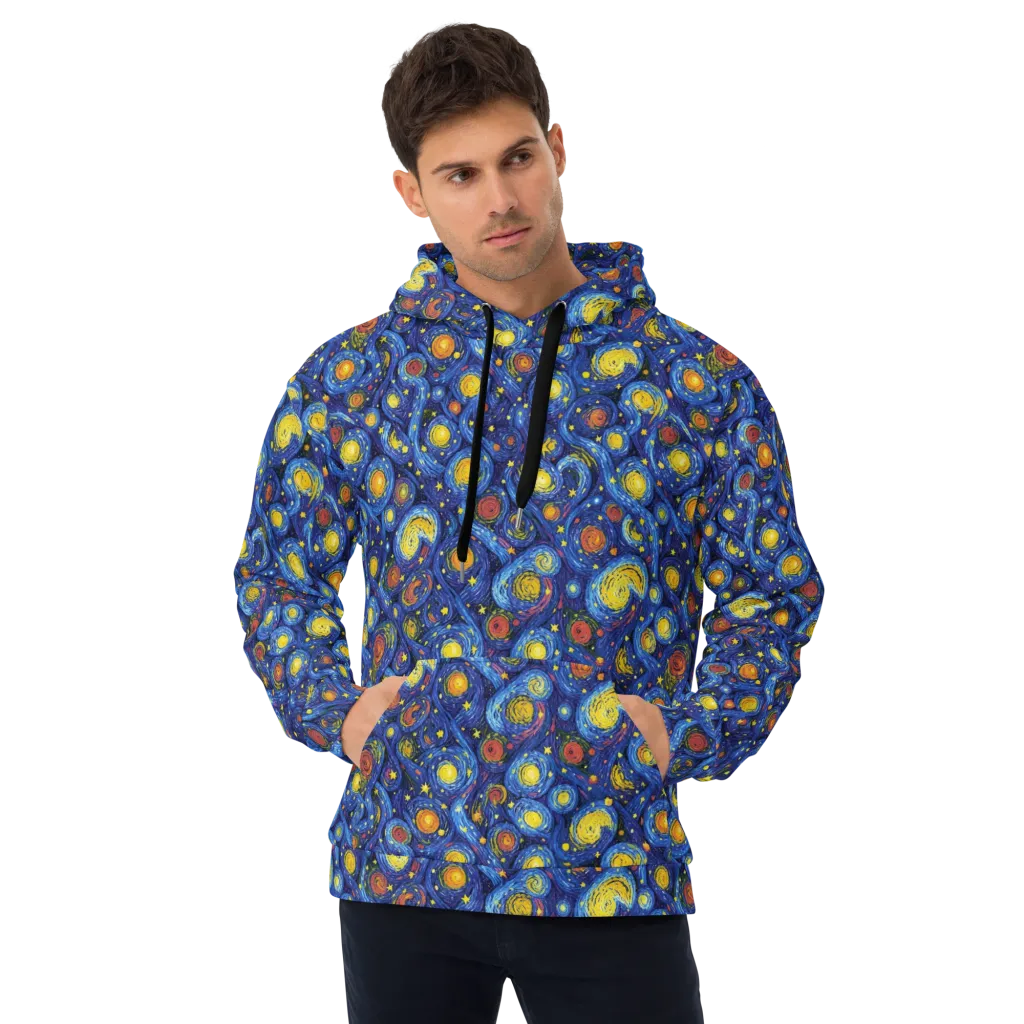 Cosmic Whirl on Hoodie — Front