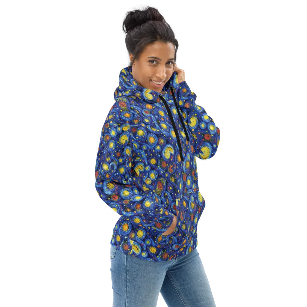 Cosmic Whirl on Hoodie — Right