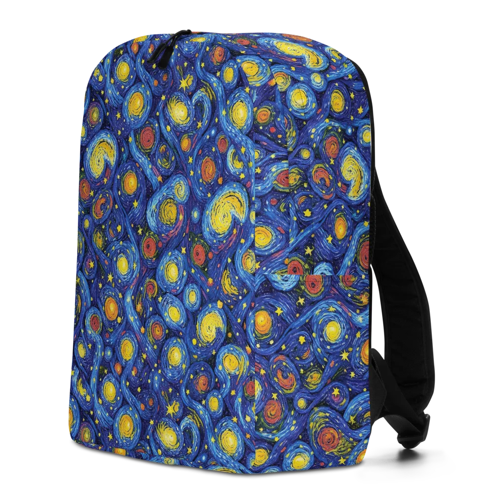 Cosmic Whirl on Minimalist Backpack — Left