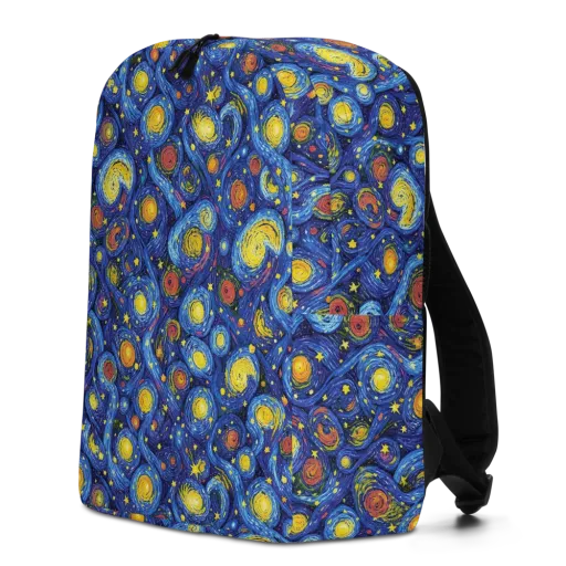 Cosmic Whirl on a Minimalist Backpack