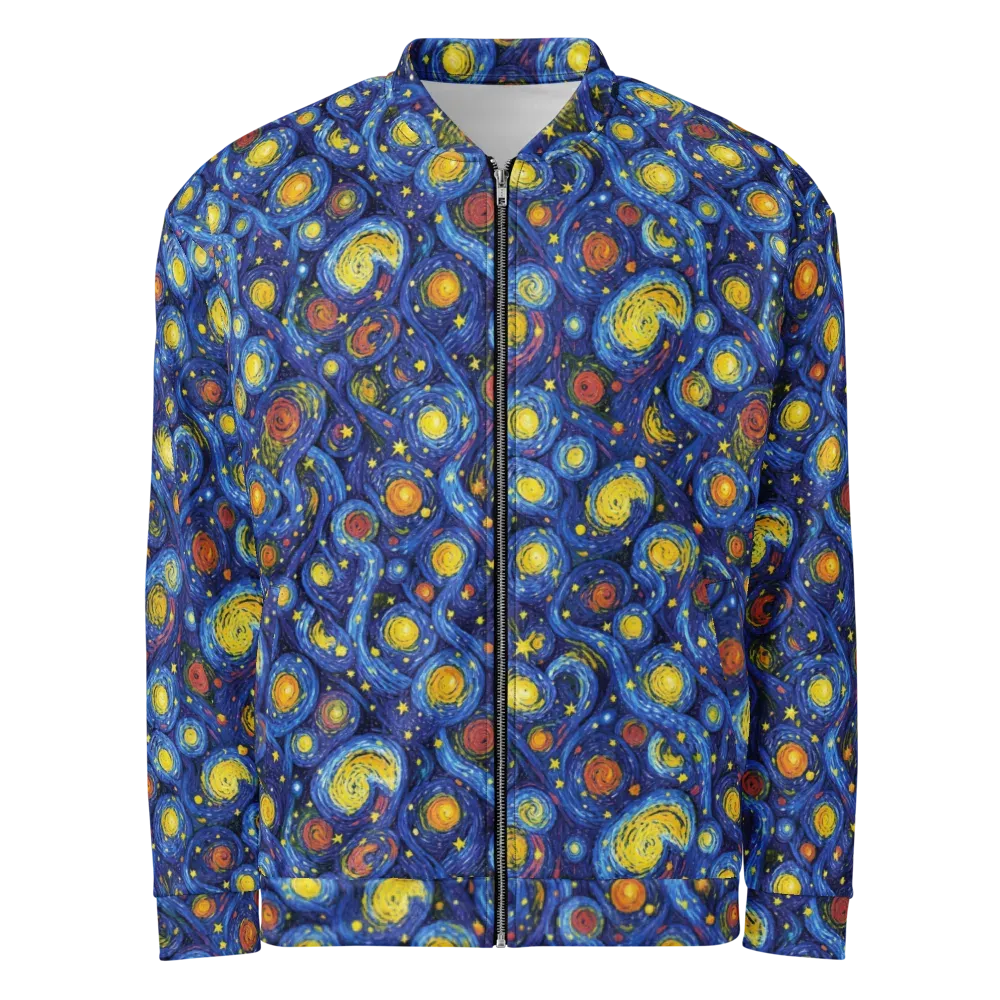 Cosmic Whirl on Bomber Jacket — Front