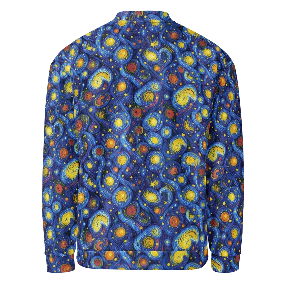 Cosmic Whirl on Bomber Jacket — Back