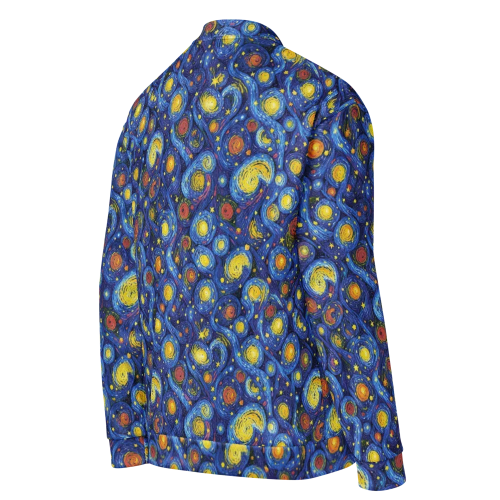 Cosmic Whirl on Bomber Jacket — Right Back