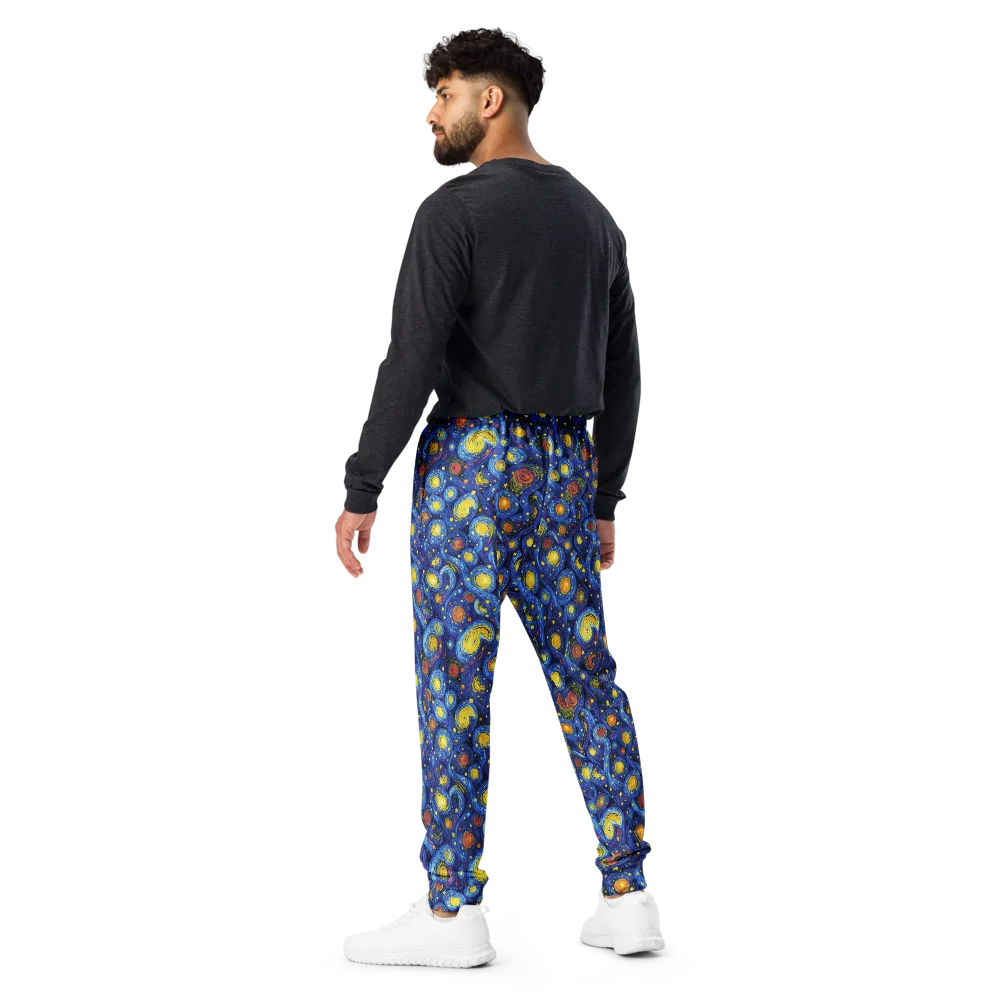 Cosmic Whirl on Men's Joggers — Back