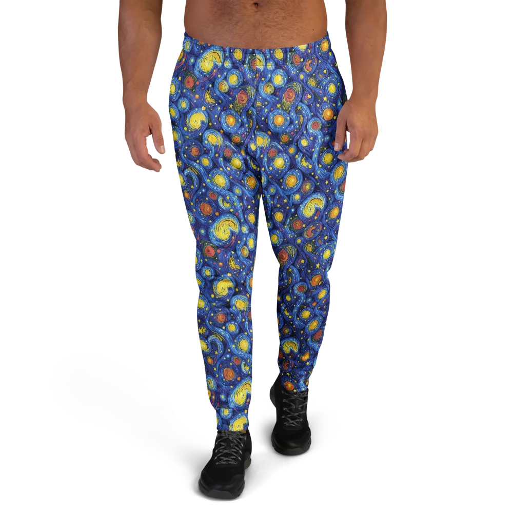 Cosmic Whirl on Men's Joggers — Front