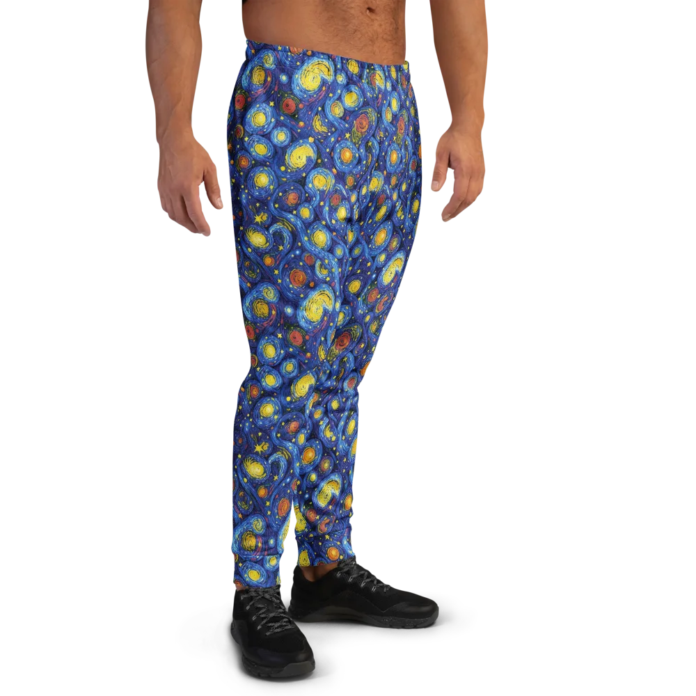 Cosmic Whirl on Men's Joggers — Right