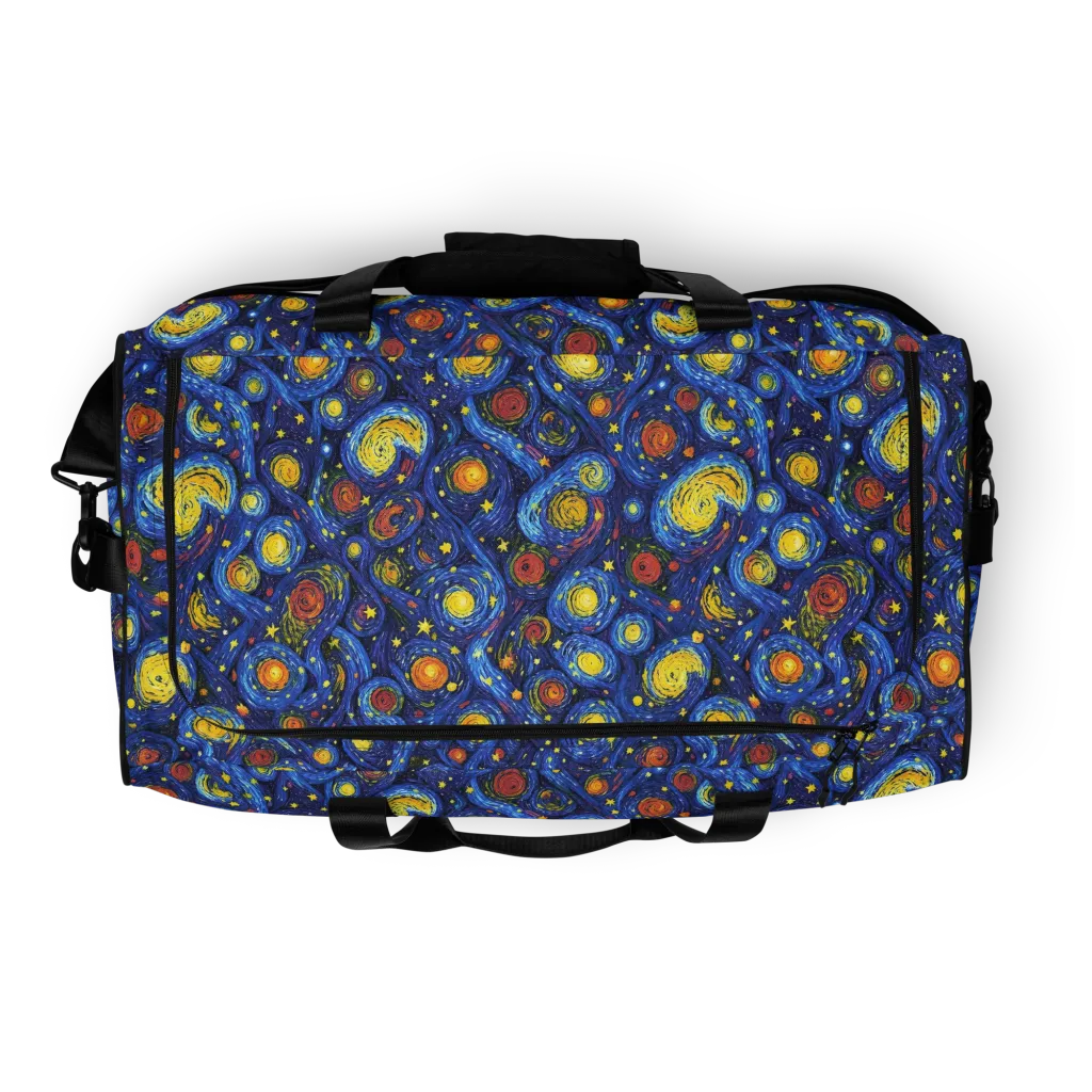 Cosmic Whirl on Duffle Bag — Top