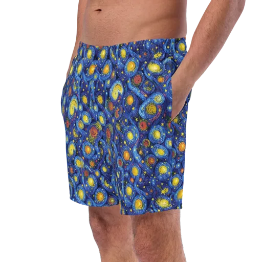 Cosmic Whirl on a Swim Trunks