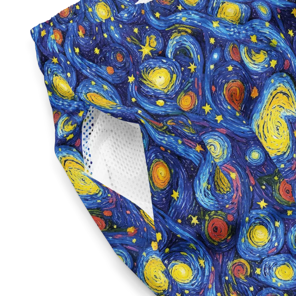 Cosmic Whirl on Swim Trunks — Product details 2
