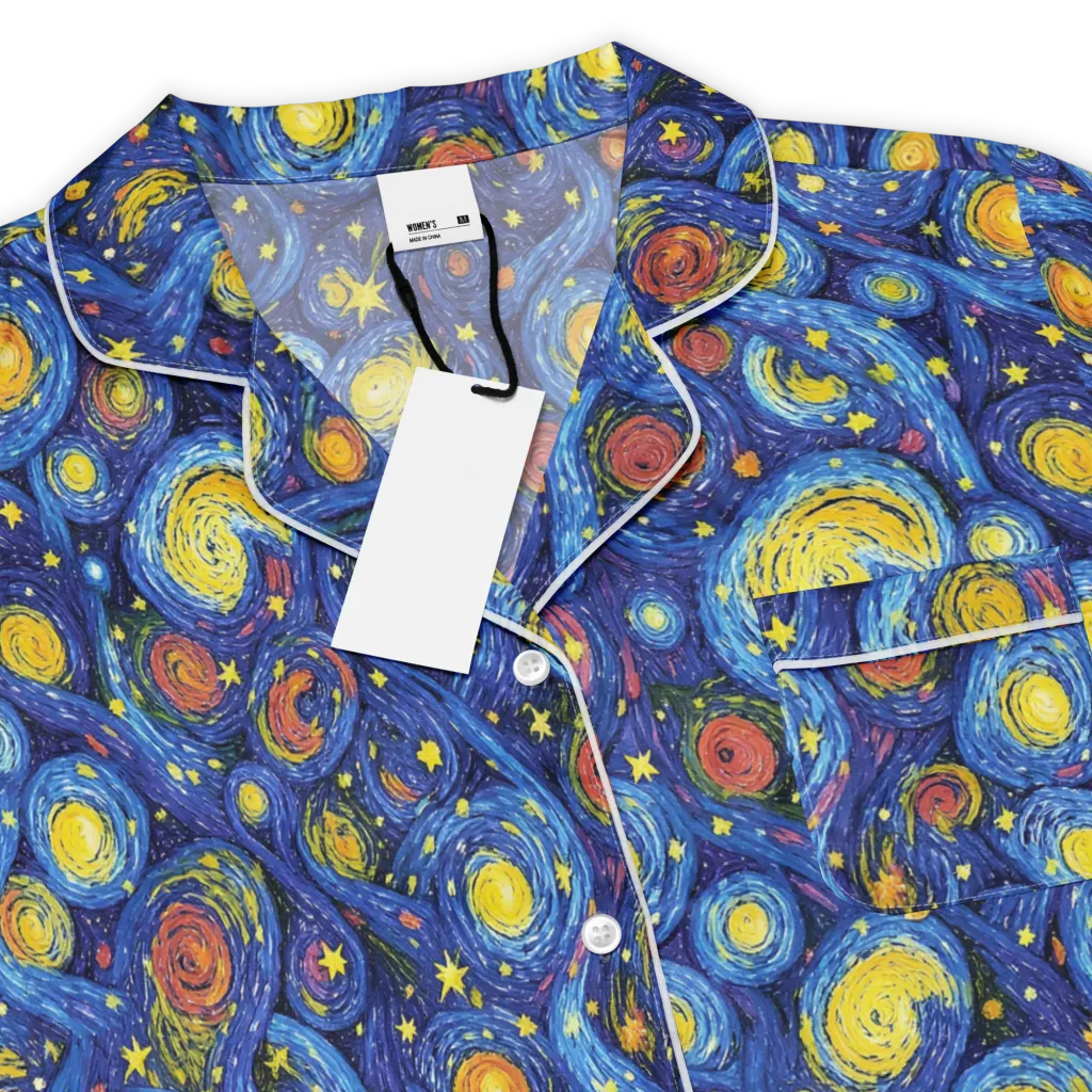 Cosmic Whirl on Women's Short Sleeve Pajama Top — Product details