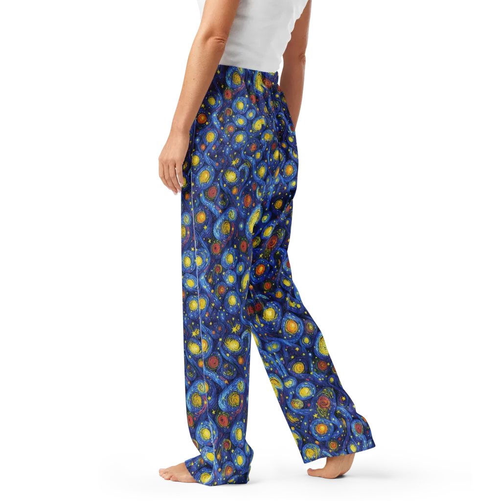 Cosmic Whirl on Women's Pajama Pants — Left