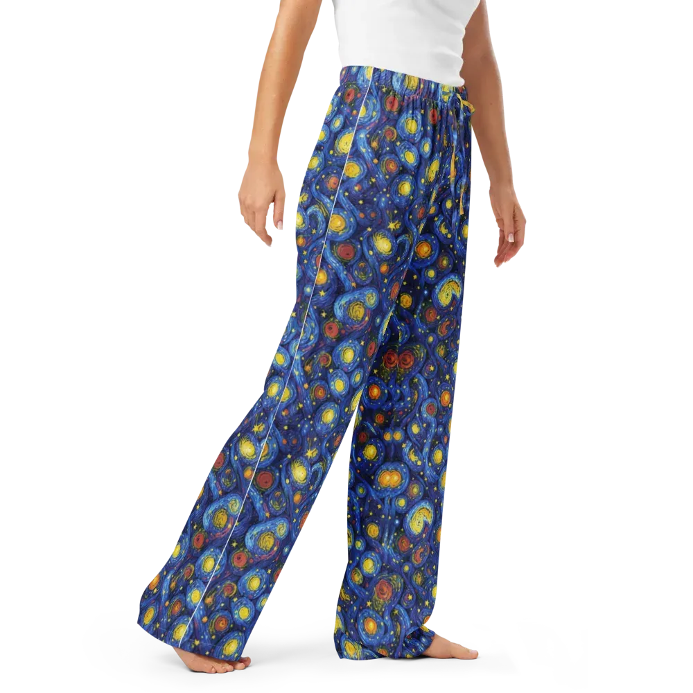 Cosmic Whirl on Women's Pajama Pants — Right Front