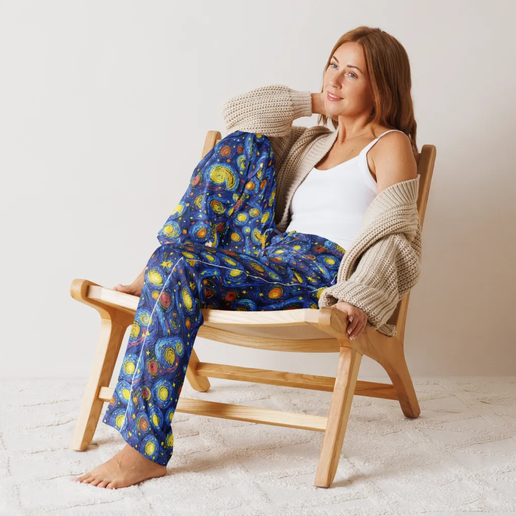 Cosmic Whirl on Women's Pajama Pants — Front