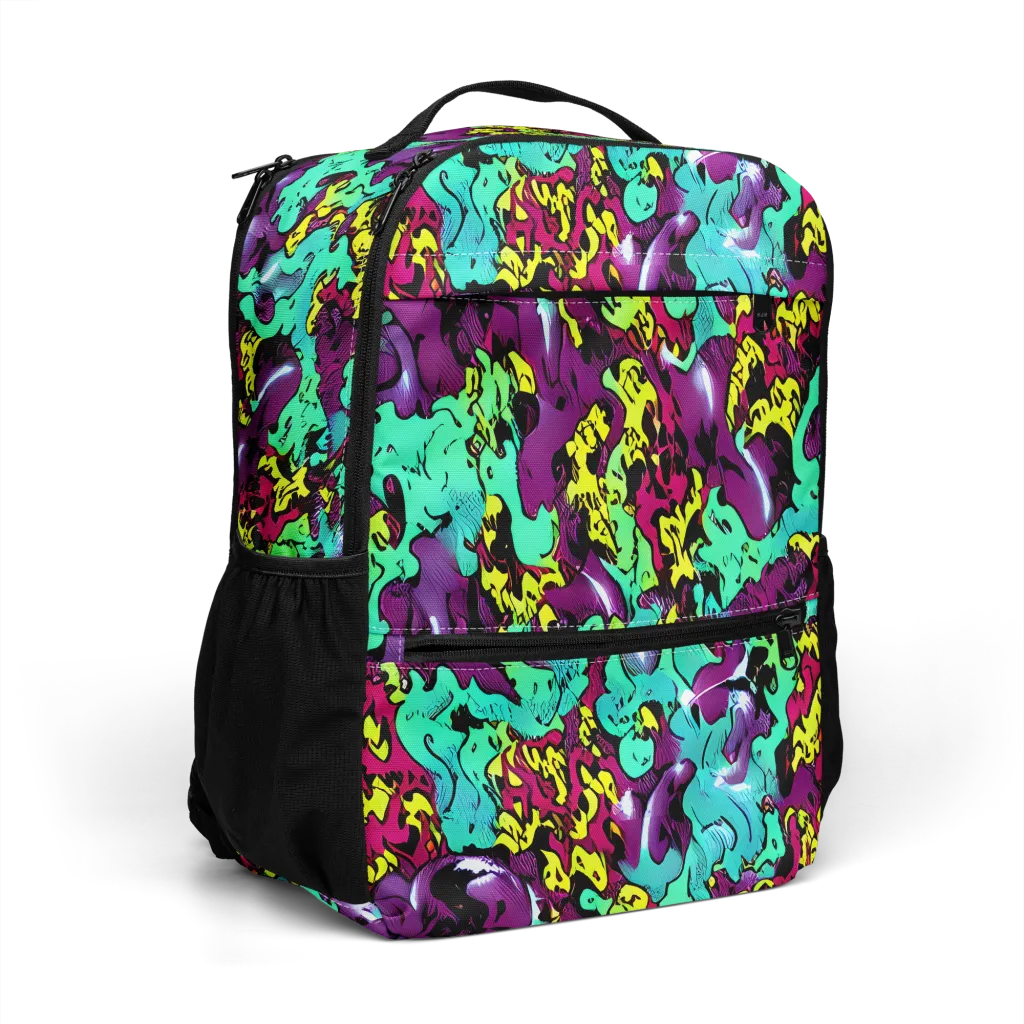 Electric Jurassic on Utility Backpack — Right Front