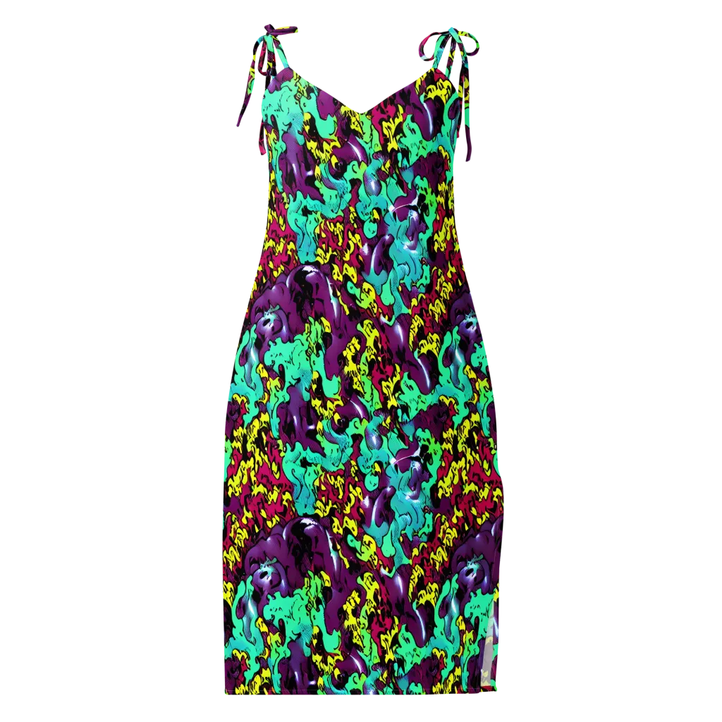 Electric Jurassic on Slip Dress — Front