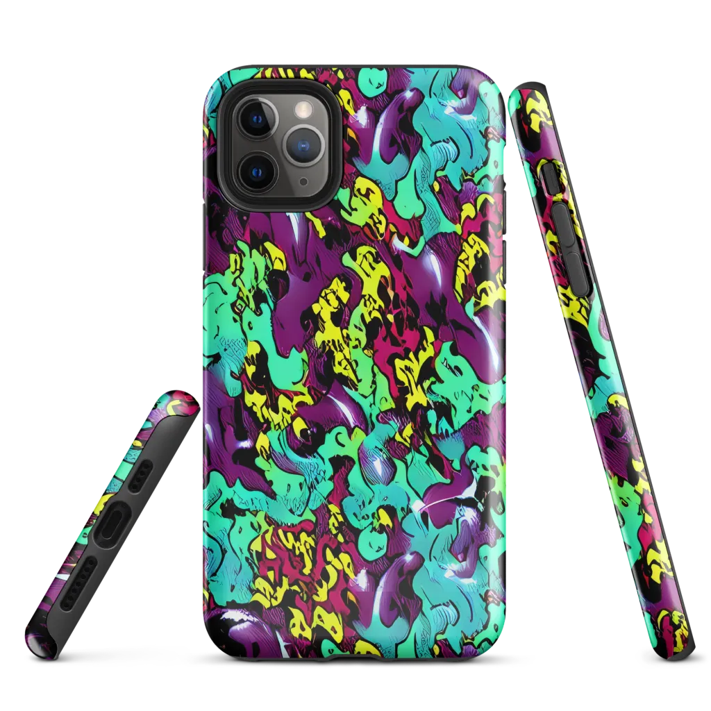 Electric Jurassic on Tough Case for iPhone® — Front
