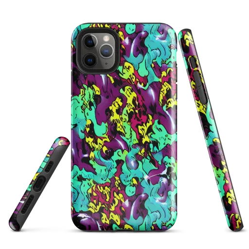 Electric Jurassic on a Tough Case for iPhone®