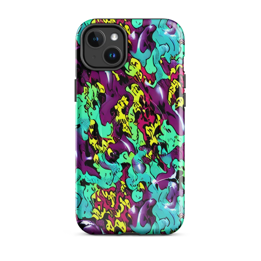 Electric Jurassic on MagSafe Tough Case for iPhone® — Front