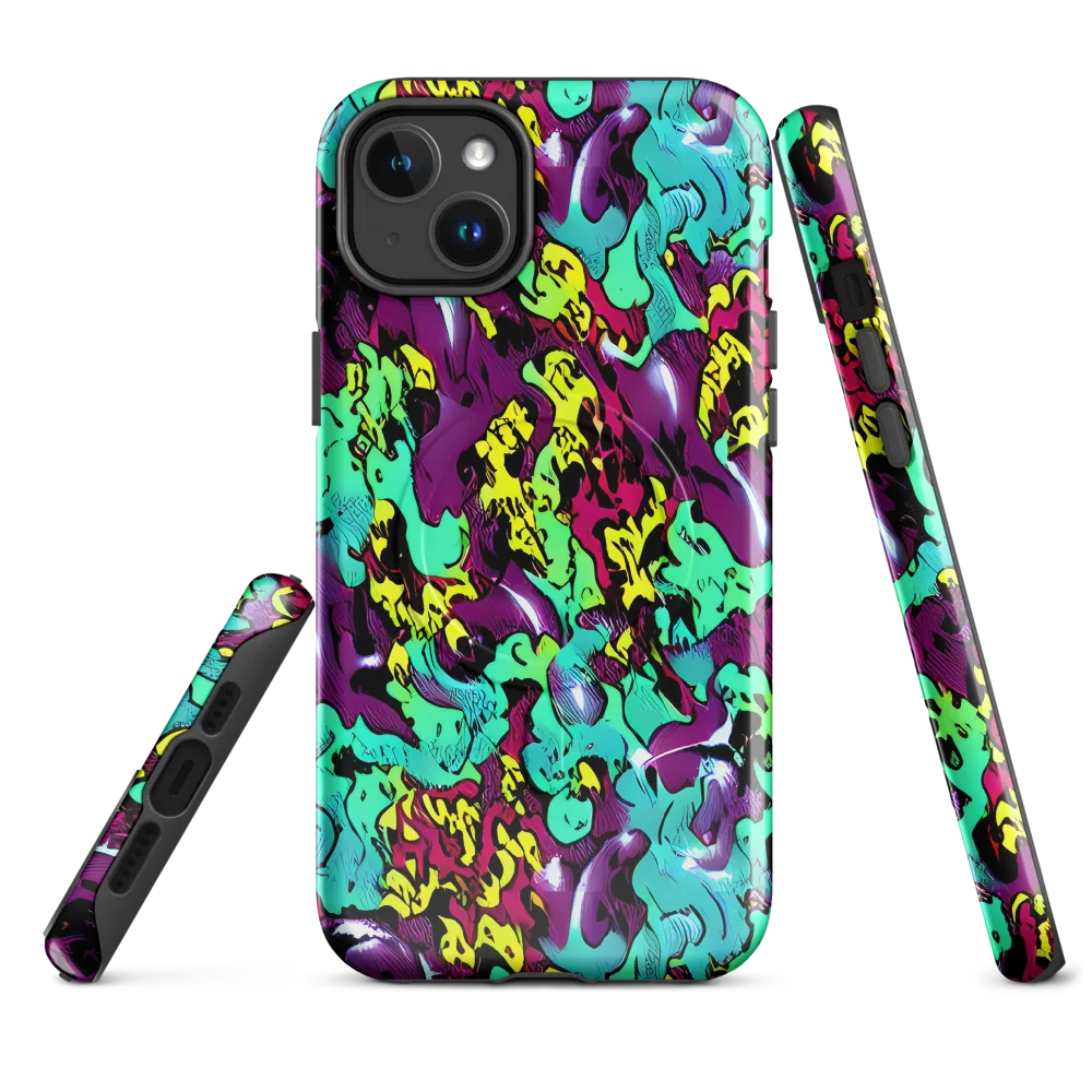 Electric Jurassic on MagSafe Tough Case for iPhone® — Front