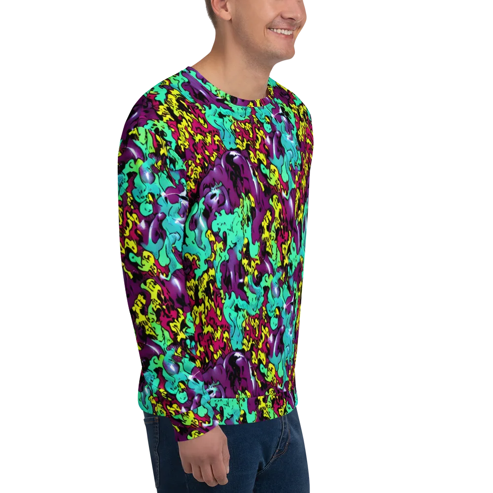 Electric Jurassic on Sweatshirt — Right Front