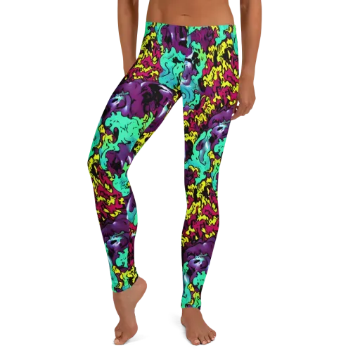 Electric Jurassic on a Leggings