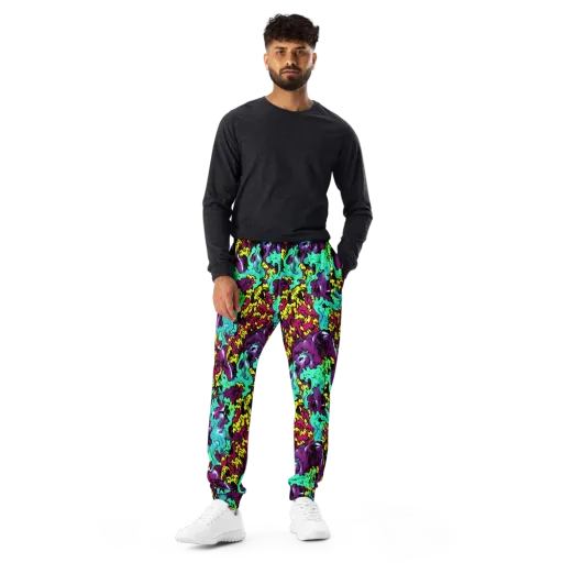 Electric Jurassic on a Men's Joggers