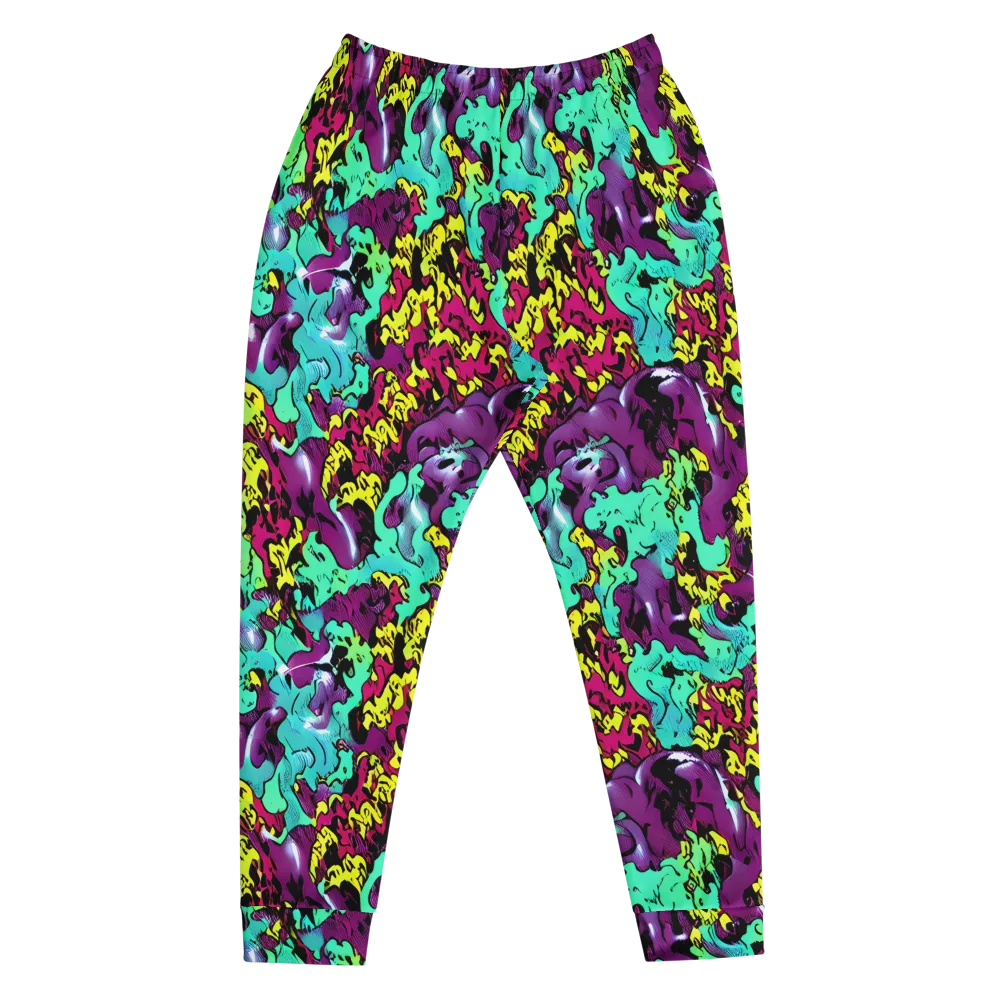 Electric Jurassic on Men's Joggers — Front