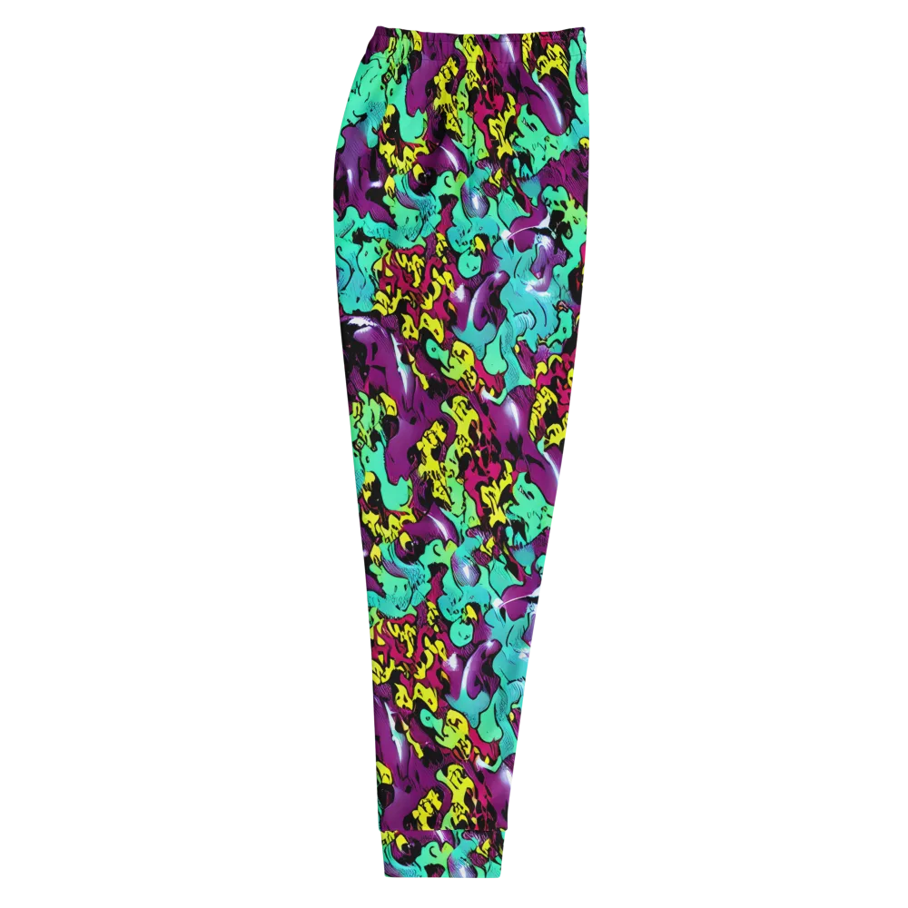 Electric Jurassic on Men's Joggers — Right