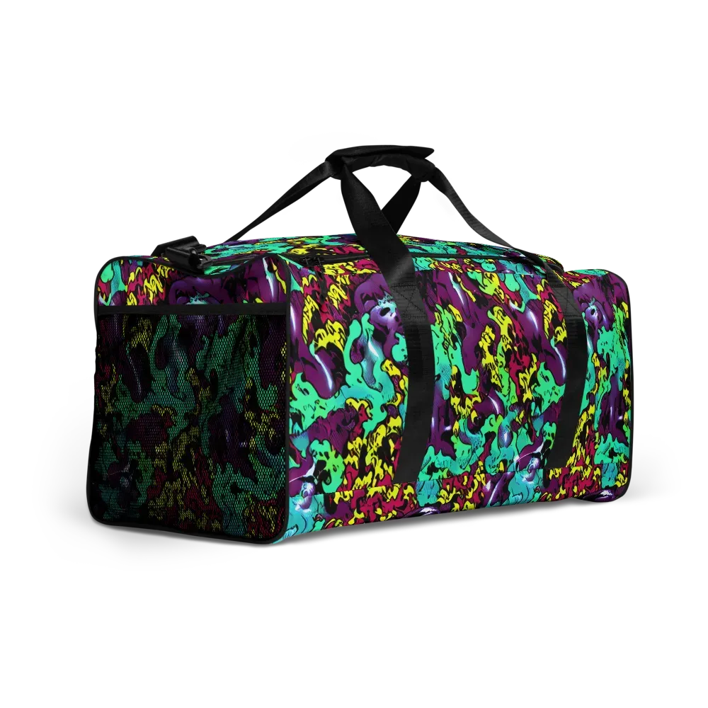 Electric Jurassic on Duffle Bag — Right Front