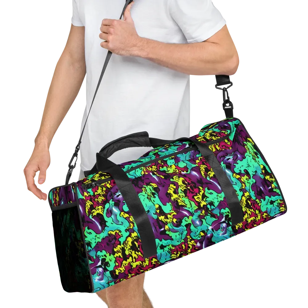 Electric Jurassic on Duffle Bag — Right Front