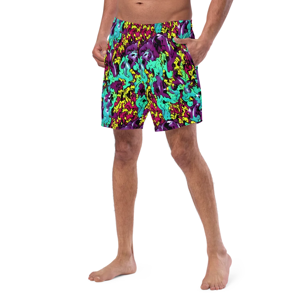 Electric Jurassic on Swim Trunks — Left Front