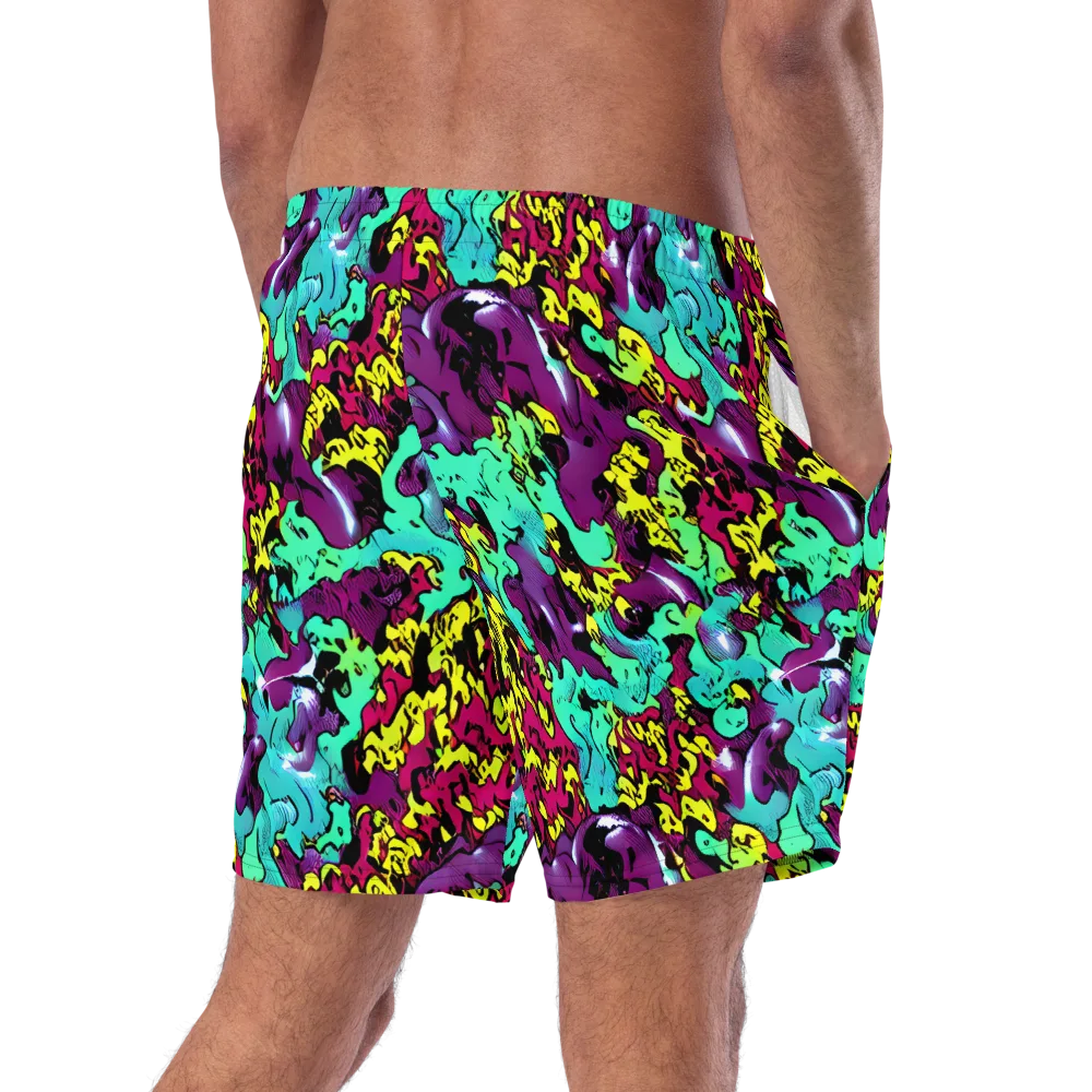 Electric Jurassic on Swim Trunks — Right Back