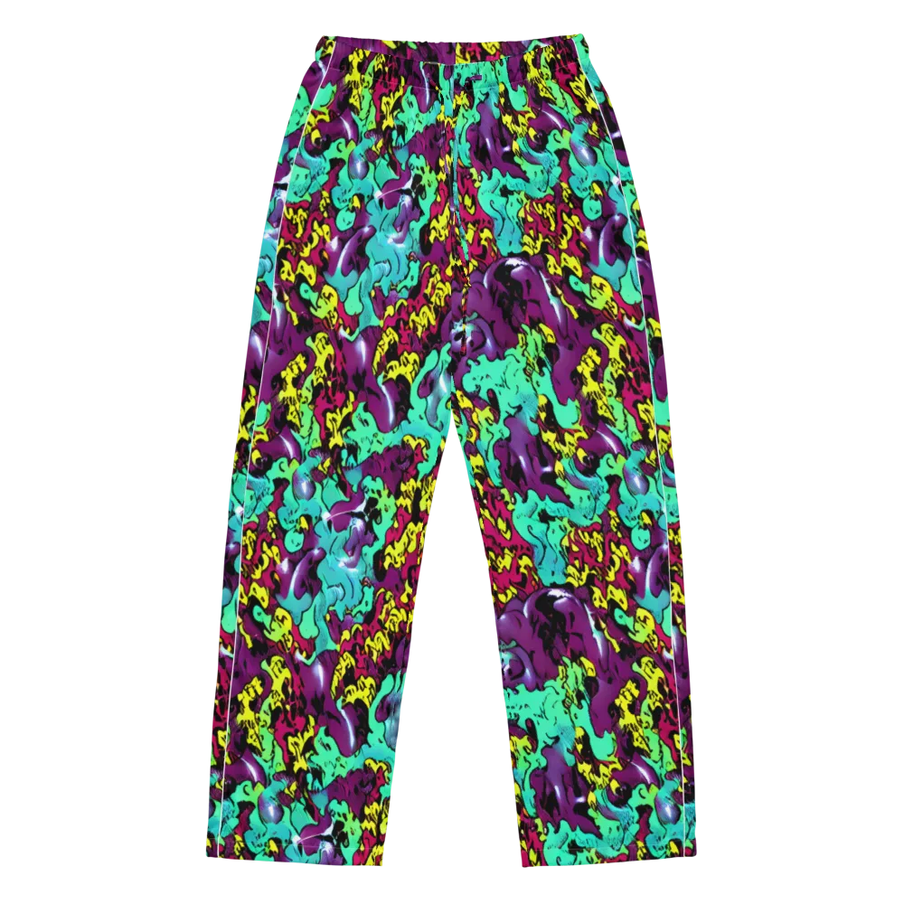 Electric Jurassic on Women's Pajama Pants — Front