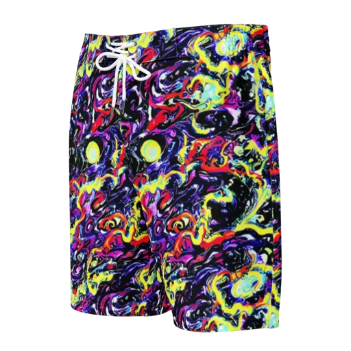 Ultraviolet Whirlpool on a Men's Board Shorts
