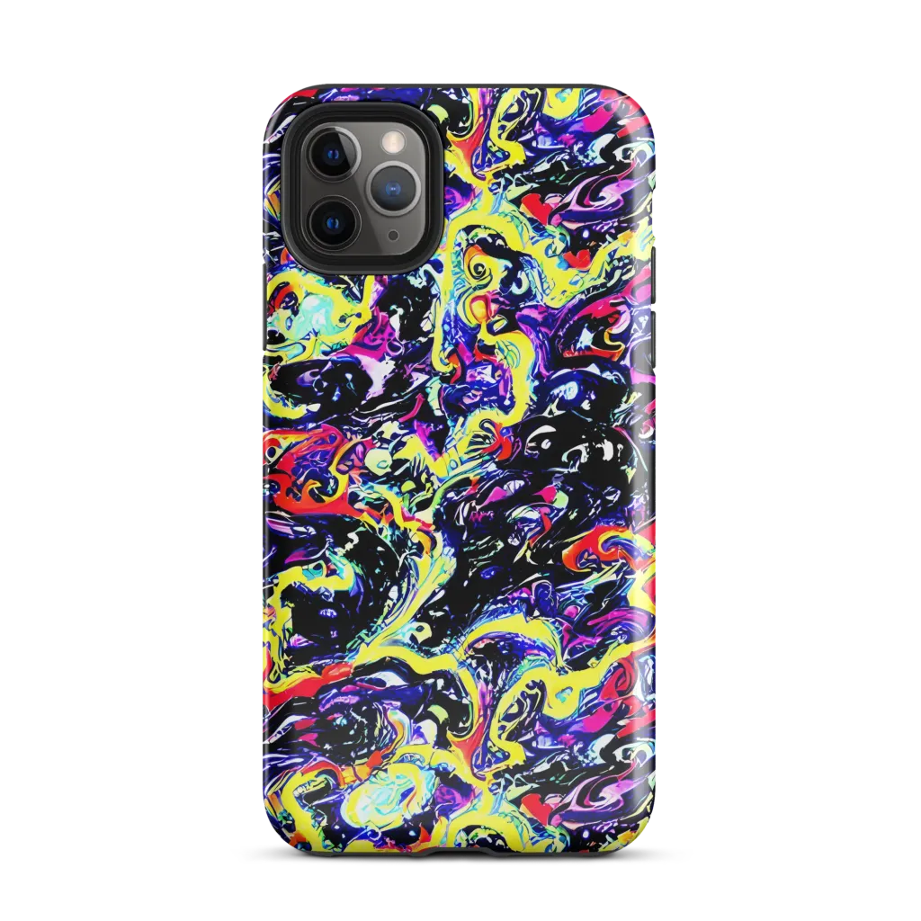 Ultraviolet Whirlpool on Tough Case for iPhone® — Front