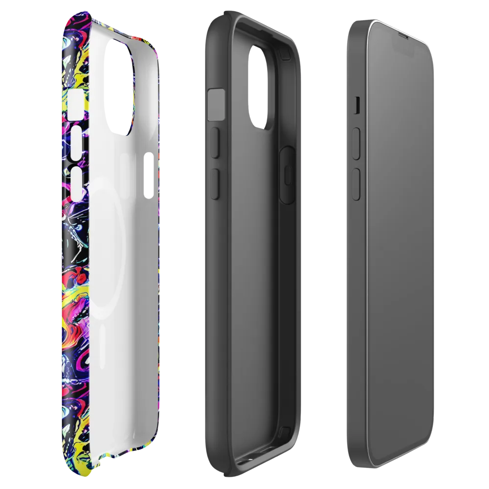 Ultraviolet Whirlpool on MagSafe Tough Case for iPhone® — Front