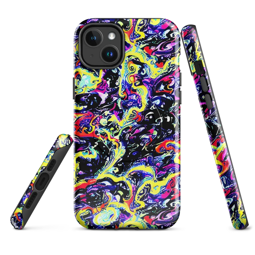 Ultraviolet Whirlpool on MagSafe Tough Case for iPhone® — Front