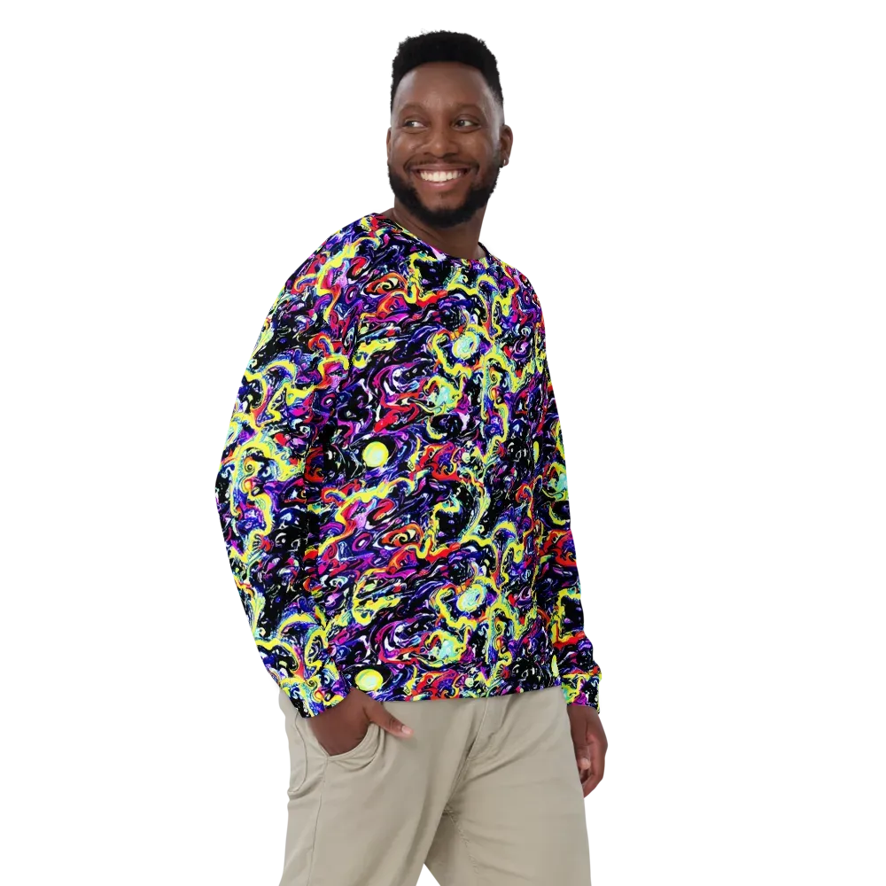 Ultraviolet Whirlpool on Sweatshirt — Front