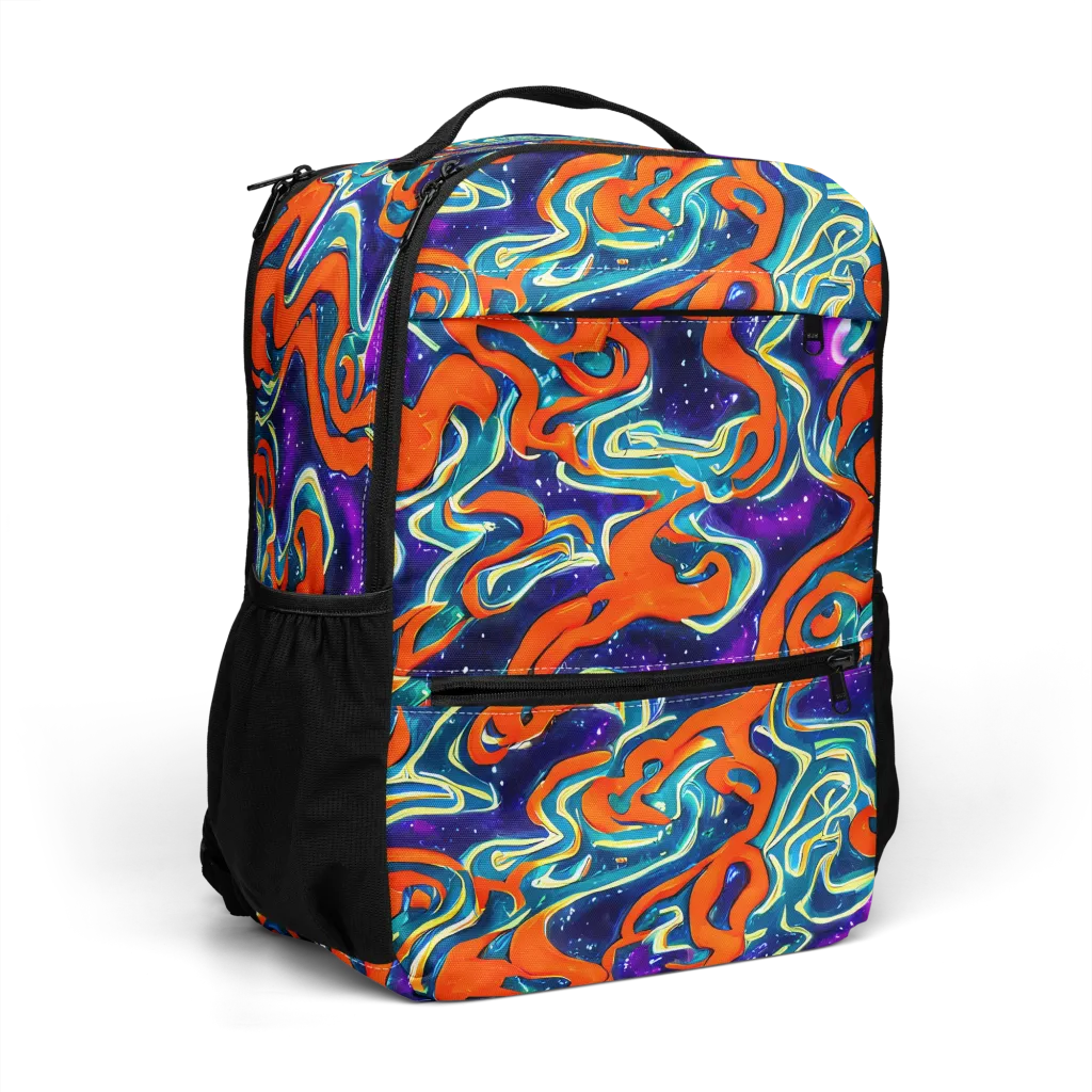 Flamewarp on Utility Backpack — Right Front